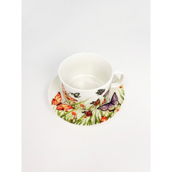 Teaopia butterfly teacup and saucer set - Picture 2 of 8